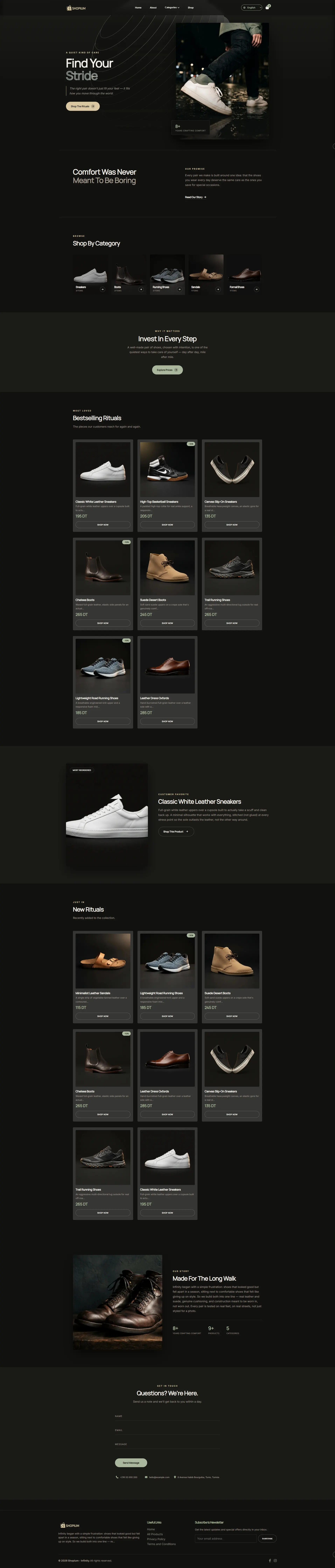 Infinity — sportswear online store template by Shopium